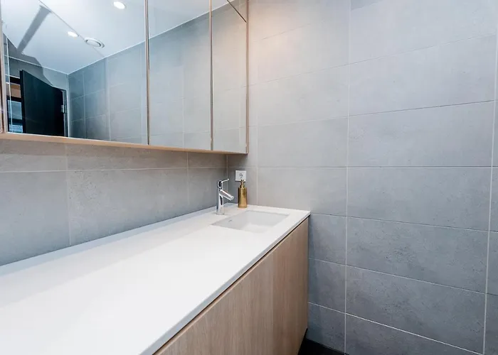 Downtown 2Br With Balcony & Free Secure Garage Parking Apartment *